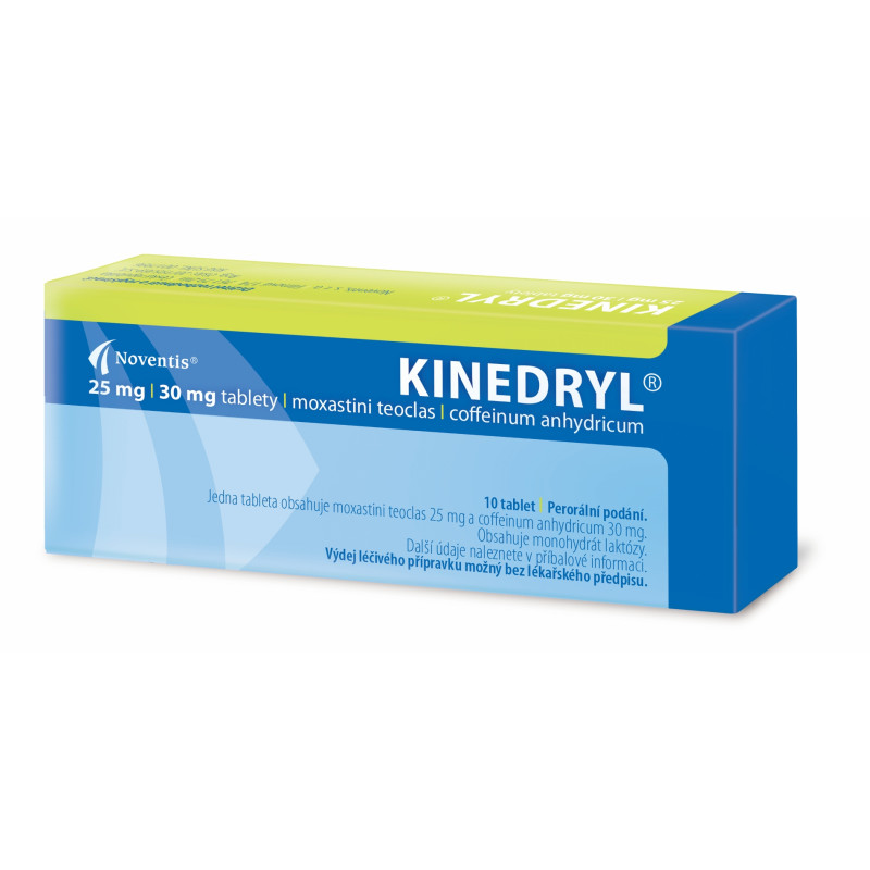 KINEDRYL 25 mg/30 mg 10 tablet