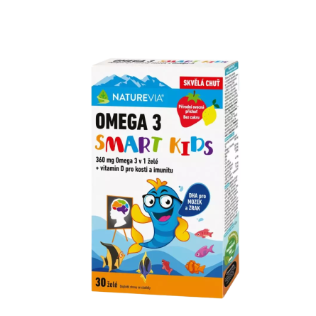 NATUREVIA Omega 3 Smart Kids 30 želé
