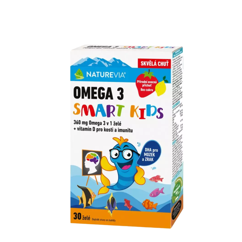 NATUREVIA Omega 3 Smart Kids 30 želé