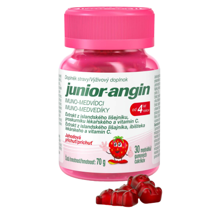 Junior-angin IMUNO-MEDVÍDCI 30 ks