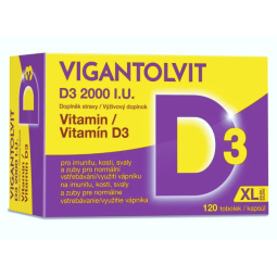 VIGANTOLVIT Vitamin D3 2000 I.U. 120 tobolek
