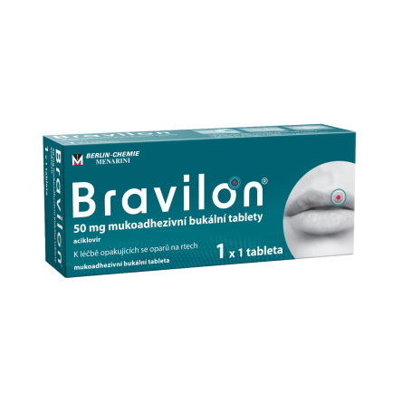 Bravilon 50mg buc.tbl.adh.1x1 tableta Bravilon 50mg buc.tbl.adh.1x1 tableta
