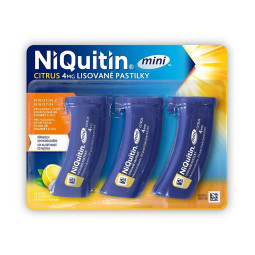 NIQUITIN Mini Citrus 4 mg 3x20 lisovaných pastilek