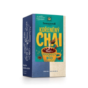 SONNENTOR Chai kořeněný Bio 18 nálevových sáčků SONNENTOR Chai kořeněný Bio 18 nálevových sáčků