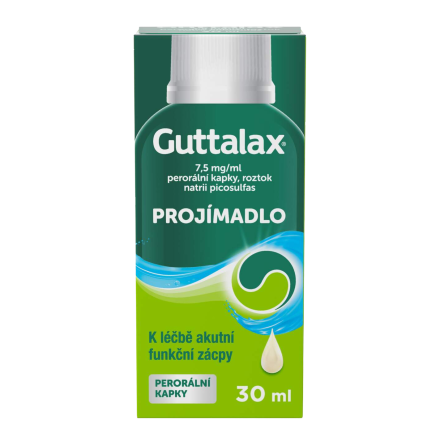 GUTTALAX 7,5 mg/ml perorální kapky 30 ml