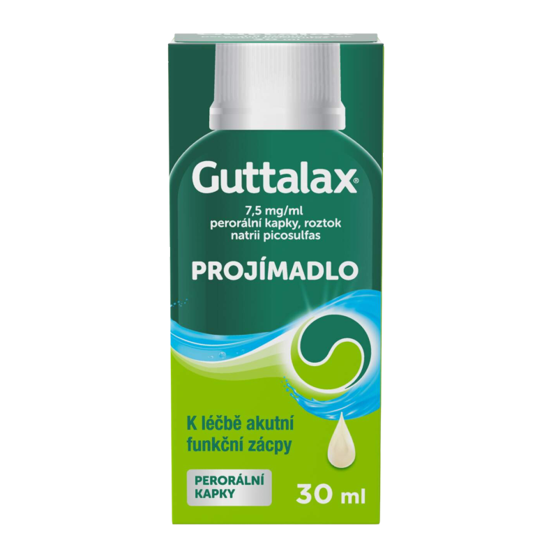 GUTTALAX 7,5 mg/ml perorální kapky 30 ml
