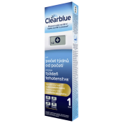 Clearblue Digitální těhotenský test s ukazatelem týdnů 1 ks Clearblue Digitální těhotenský test s ukazatelem týdnů 1 ks
