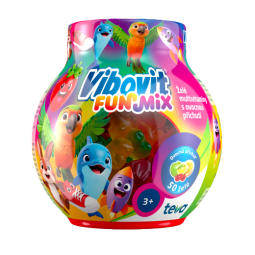 VIBOVIT FunMix želé multivitamíny 50 ks
