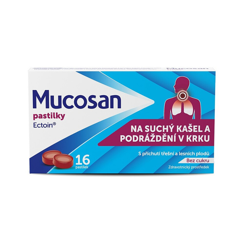 MUCOSAN pastilky 16 ks MUCOSAN pastilky 16 ks