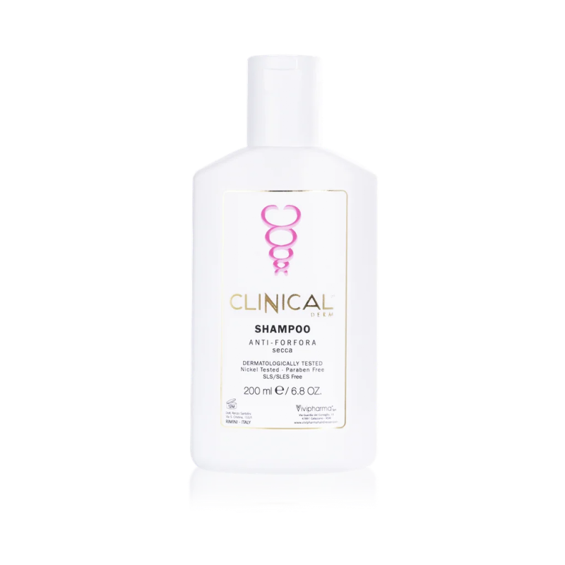CLINICAL DERM Anti-forfora Secca Šampon proti suchým lupům 200 ml