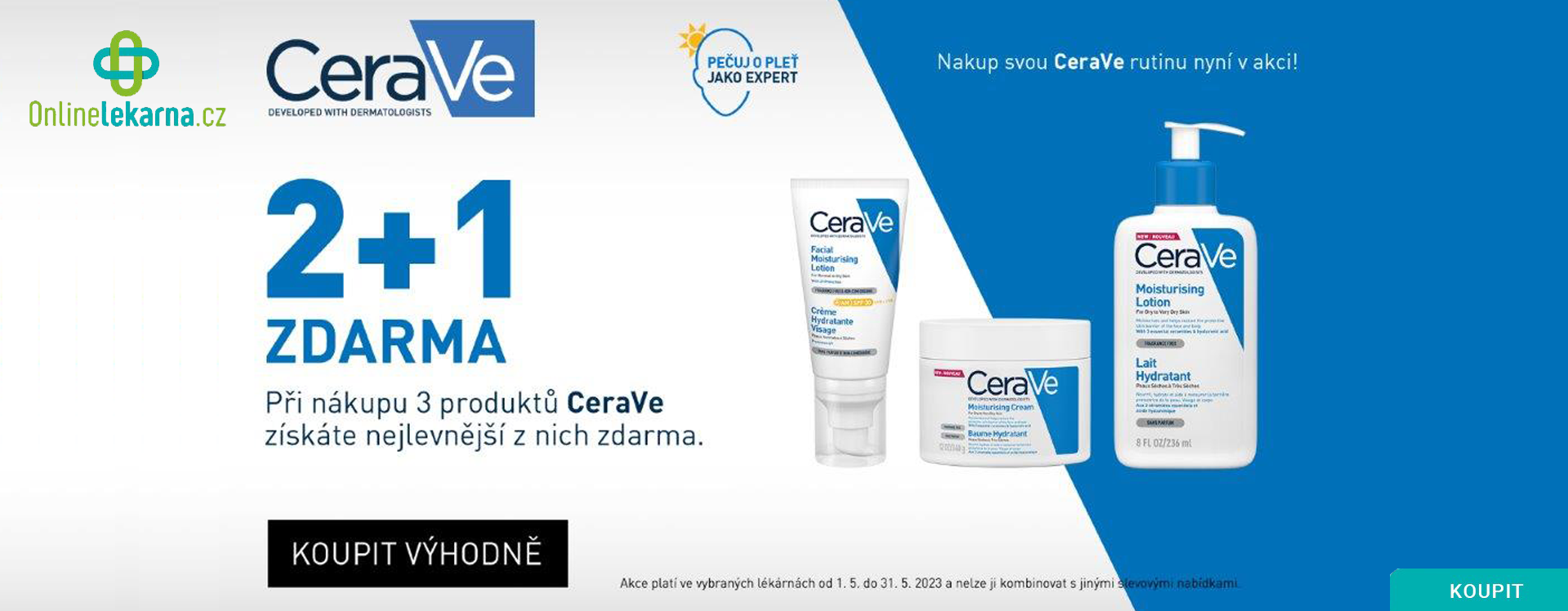 Onlinelekarna.cz | Cerave Akce 2+1 Zdarma