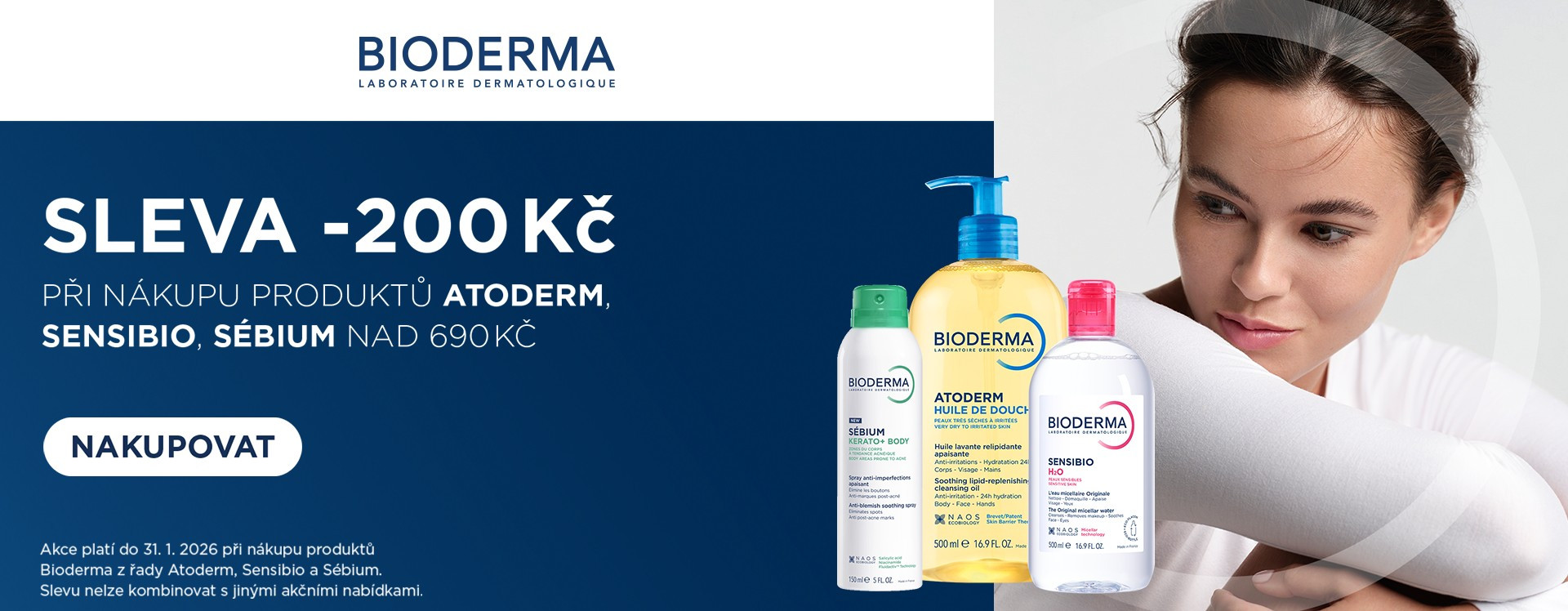 Bioderma 200 Kč SLEVA