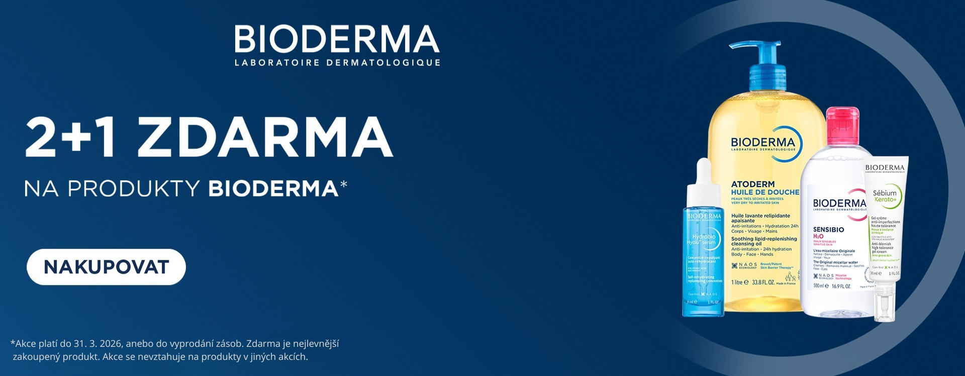 BIODERMA 2+1