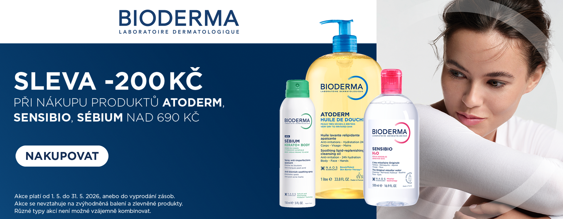 Bioderma SLEVA 200 Kč
