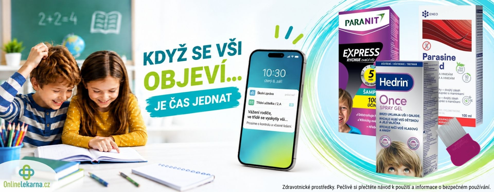 Přípravky na vši